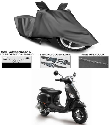 Ascension Two Wheeler Cover for Piaggio(Vespa, Grey)