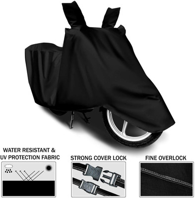 Lakshmina Enterprises Waterproof Two Wheeler Cover for Bajaj(Pulsar 200 NS DTS-i, Black)