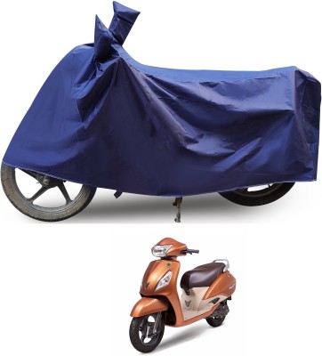 Euro Care Waterproof Two Wheeler Cover for TVS(Jupiter, Blue)