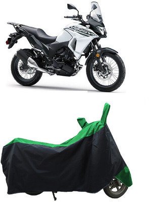 Coxtor Waterproof Two Wheeler Cover for Kawasaki(Versys X 300, Green)
