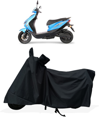Tricway Two Wheeler Cover for Ampere(E Lite, Black)