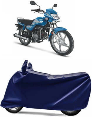 MMSSTAR Waterproof Two Wheeler Cover for Hero(HF Deluxe, Blue)