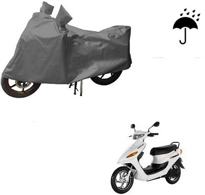 DeepShakshi AUTOMOTIVE Waterproof Two Wheeler Cover for Indus(Yo Electron, Grey)