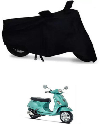 APNEK Waterproof Two Wheeler Cover for Vespa(ZX 125, Black)