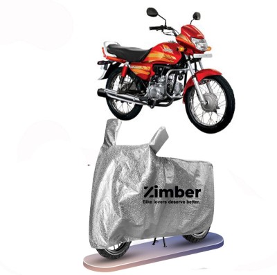 ZIMBER Waterproof Two Wheeler Cover for Honda(CD deluxe, Silver)