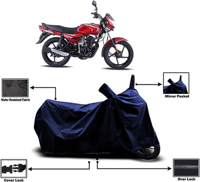 Amexride Two Wheeler Cover for Bajaj(CT100, Blue)