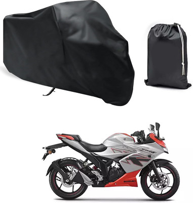 CODOKI Waterproof Two Wheeler Cover for Suzuki(Gixxer, Black)