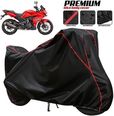 xodi Waterproof Two Wheeler Cover for Hero(Xtreme 200R, Black, Red, Multicolor)