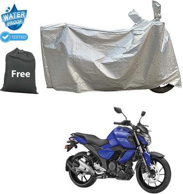 CODOKI Waterproof Two Wheeler Cover for Yamaha(FZ-S Fi Version 3.0, Silver)