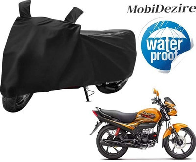 Mobidezire Waterproof Two Wheeler Cover for Hero(MotoCorp Passion Pro, Black)