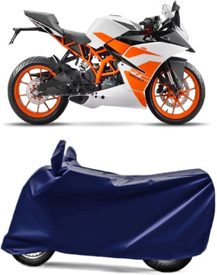 AUCTIMO Two Wheeler Cover for KTM(RC 200, Blue)