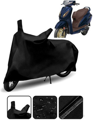 Lakshmina Enterprises Waterproof Two Wheeler Cover for Honda(Activa 125, Black)
