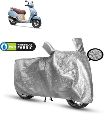 PAGORA Waterproof Two Wheeler Cover for TVS(Jupiter Grande, Silver)