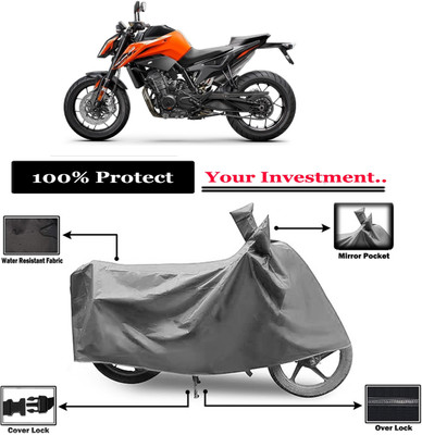 Amexride Two Wheeler Cover for KTM(790 Duke BS6, Grey)