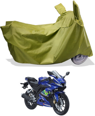 Amexride Two Wheeler Cover for Yamaha(YZF R15 V3 Moto GP Edition BS6, Maroon)