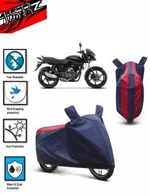 J S R Waterproof Two Wheeler Cover for Bajaj(Pulsar 150, Blue, Red)