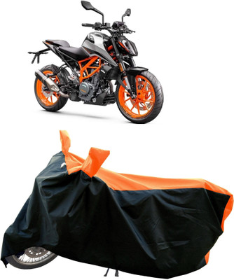 DeepShakshi AUTOMOTIVE Waterproof Two Wheeler Cover for KTM(390 Duke BS6, Orange)