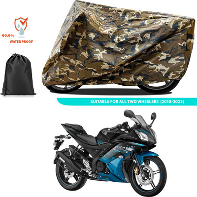 CODOKI Two Wheeler Cover for Yamaha(YZF R15 Ver 2.0, Yellow)