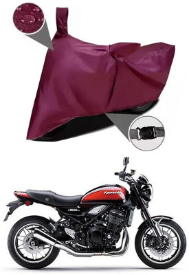 KEDIT Two Wheeler Cover for Kawasaki(Z900RS, Maroon)