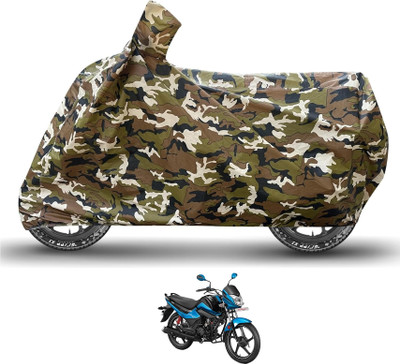 Caronix Waterproof Two Wheeler Cover for Hero(Splendor I Smart, Brown)