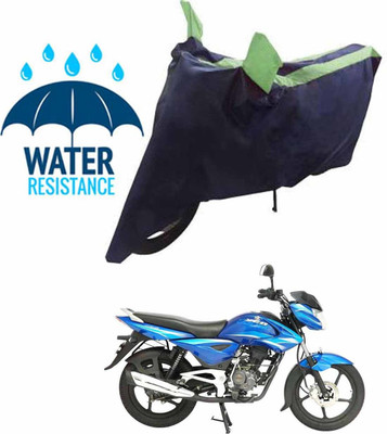 DeepShakshi AUTOMOTIVE Waterproof Two Wheeler Cover for Bajaj(XCD 135, Blue, Green)
