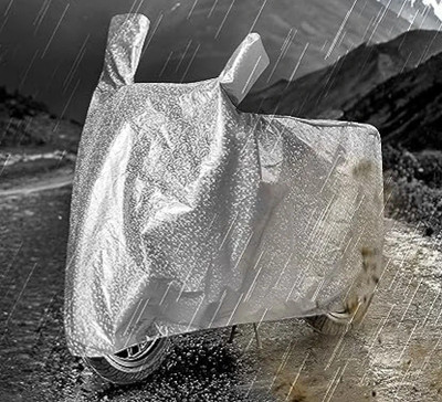 BigFly Waterproof Two Wheeler Cover for TVS(iQube Electric, Silver)