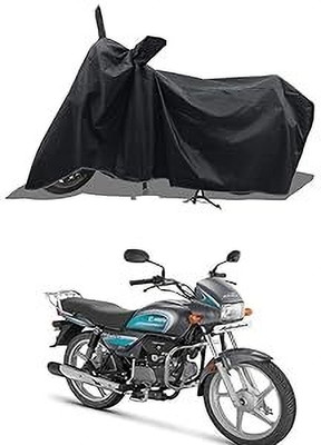 KANISHA ENTERPRISES Waterproof Two Wheeler Cover for Hero(Splendor Plus, Black)