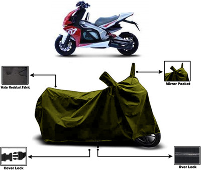 Amexride Two Wheeler Cover for TVS(Creon BS6, Green)