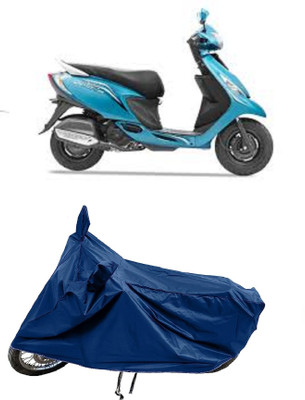 SPECTUS Two Wheeler Cover for TVS(Zest 110 BS6, Blue)