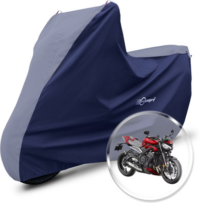 Neodrift Two Wheeler Cover for Triumph(Street Triple RS, Grey, Blue)