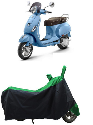 Coxtor Waterproof Two Wheeler Cover for Vespa(Elegante 150 BS6, Green)