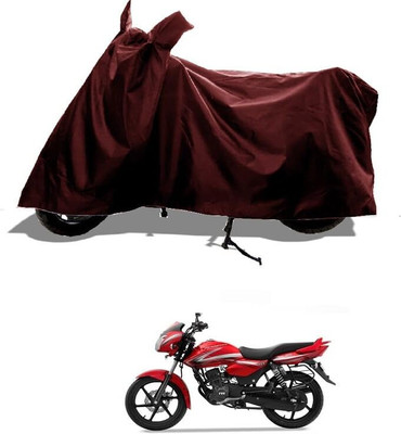 KEDIT Two Wheeler Cover for TVS(Flame DS 125, Maroon)