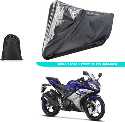 PAGORA Two Wheeler Cover for Yamaha(YZF-R15 V2, Grey)