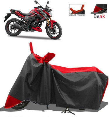 ma collections Waterproof Two Wheeler Cover for Honda(Hornet 2.0, Red)
