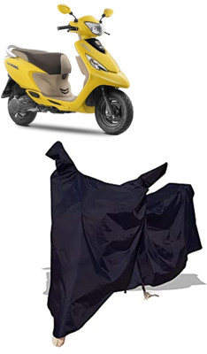 Amexride Two Wheeler Cover for TVS(Zest 110, Black)