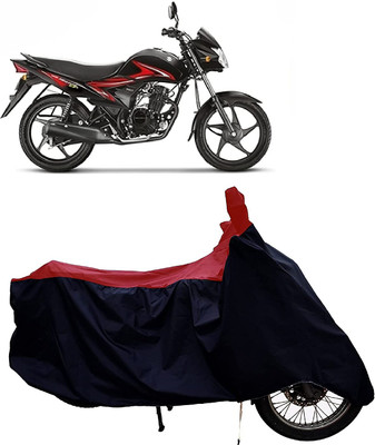 KEDIT Two Wheeler Cover for Suzuki(Hayate, Red, Black)