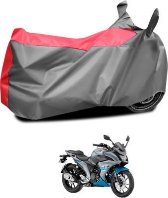 CODOKI Waterproof Two Wheeler Cover for Yamaha(Fazer-250, Grey, Red)