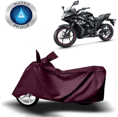ROYAL AUTO MART Two Wheeler Cover for Suzuki(Gixxer SF, Maroon)