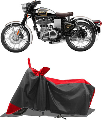 SPECTUS Two Wheeler Cover for Royal Enfield(Classic 500, Red)