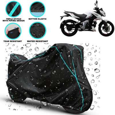 kerwa Waterproof Two Wheeler Cover for Bajaj(Pulsar AS 150, Black)
