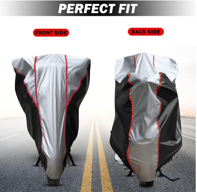 Shiv Kanha Waterproof Two Wheeler Cover for TVS(Jupiter 125, Black)