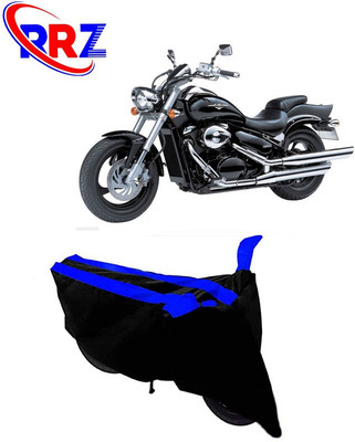 RRZ Waterproof Two Wheeler Cover for Suzuki(Intruder M800, Black, Blue)