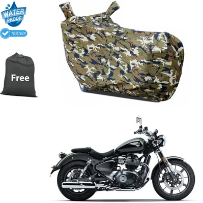PAGORA Waterproof Two Wheeler Cover for Royal Enfield(Meteor BS6, Yellow)