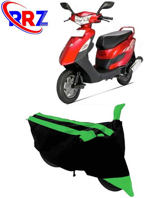 RRZ Waterproof Two Wheeler Cover for Bajaj(Kristal, Black, Green)