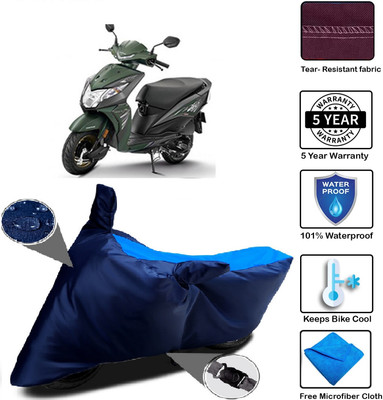 MISSION COLLECTION Waterproof Two Wheeler Cover for Honda(Deo, Blue)