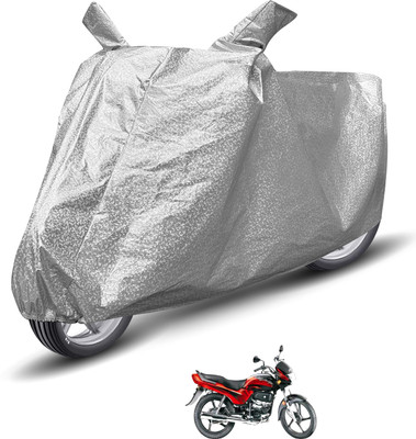 MOCKHE Waterproof Two Wheeler Cover for Hero(Passion Plus, Silver)