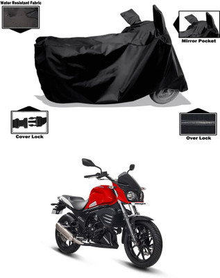 CODOKI Waterproof Two Wheeler Cover for Mahindra(Mojo UT 300, Black)