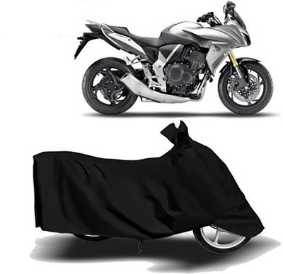 Mdstar Waterproof Two Wheeler Cover for Honda(CBF 1000, Black)