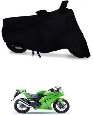 APNEK Waterproof Two Wheeler Cover for Kawasaki(Ninja 250, Black)