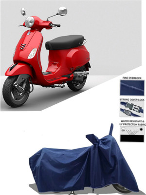 RAQTRO Waterproof Two Wheeler Cover for Vespa(Vespa, Blue)